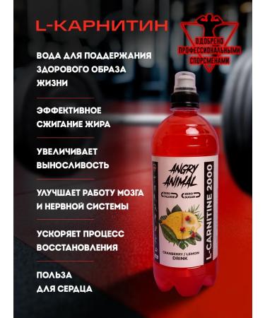 Angry animal L carnitine fat liquid 6 pcs - Buy Online on GoSupps.com