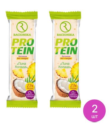 Racionika Protein Baton Diets Protein Pina Kolada 45g 2 pcs