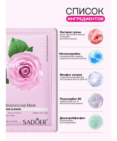 PrettyGirl Facial mask fabric set 30 pcs for skin care - Buy Online on GoSupps.com