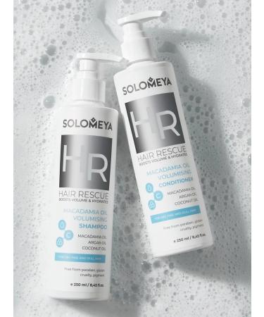 Solomeya Air conditioner for giving volume to hair with macadamia oil - Buy Online on GoSupps.com