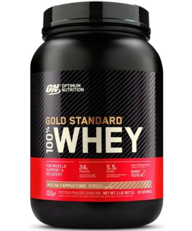 Optimum Nutrition Protein Gold Standard 100% Whey 907 GR of Mokko Kapuchino