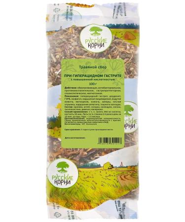 Russian roots Herbal gastritis with high acidity of 100 g