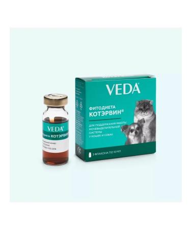 VEDA Phytododite Kotervin 3 bottles of 10 ml for cats and dogs - Buy Online on GoSupps.com
