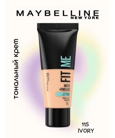 Maybelline New York Fit me Tonal Facial Cream matting tone 115