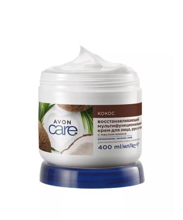AVON Cream for face hands and body with coconut oil 400 ml
