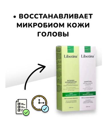 IT WILL BE! Beauty Set of hair shampoo from the dandruff of seborrhea Liberana - 1000ml - Buy Online on GoSupps.com
