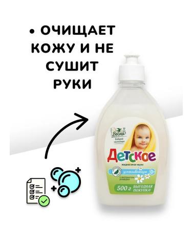 WILL BE For children Cream soap liquid children's soothing soft chamomile -1000g - Buy Online on GoSupps.com