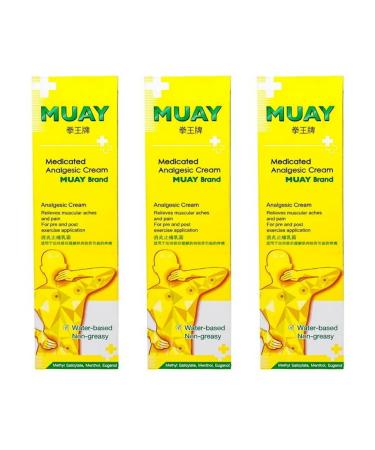 Muay Grounding ointment Namman Anaalgesic Cream 3 pcs 100 g
