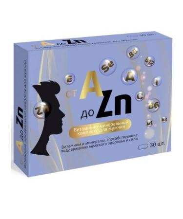 Home medicine cabinet A-Zn vitamin complex for men 30 pcs. tab