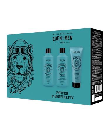 EDEN Set for men shampoo+shower gel+shaving gel - Buy Online on GoSupps.com