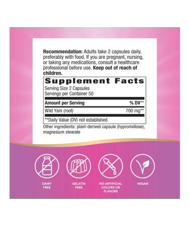 Nature's Way Wild yam Wild yams iherb - Buy Online on GoSupps.com