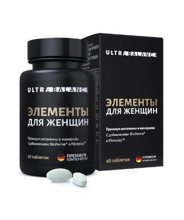 UltraBalance Elements of women premium vitamins 60 pcs. 950 mg -1 units - Buy Online on GoSupps.com