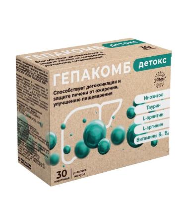  Hepakomb detox Pak weighing P 30 pcs. 6 g -1 units - Buy Online on GoSupps.com