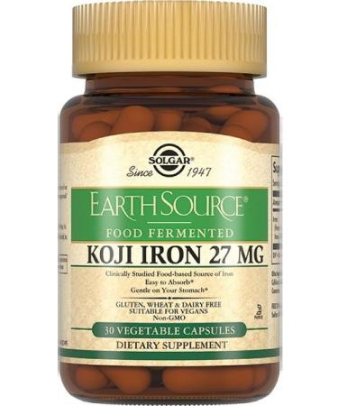 Solgar of iron fermented 27 mg 30 pcs. 585 mg -1 units - Buy Online on GoSupps.com