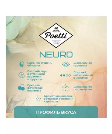 Poetti Neuro Special Edition Honduras Coffee in 1 kg grains - Buy Online on GoSupps.com