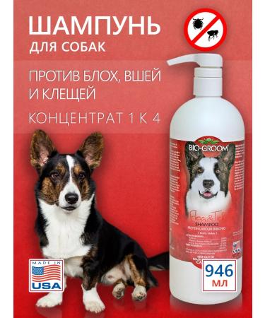 BioGroom Shampoo against the block and ticks concentrate 1 to 4