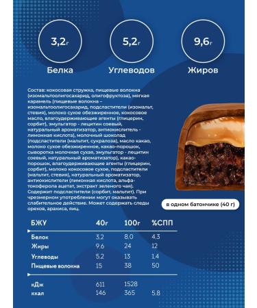 POWER PRO Bars without sugar Coco Joy Brownie Caramel 12 pcs - Buy Online on GoSupps.com