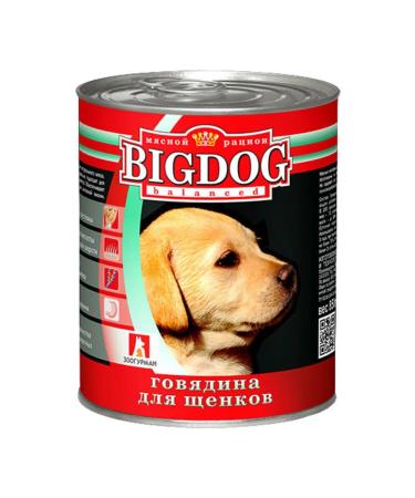 ZOOGOURMAN Big Dog Wet food for medium and large puppies 850 g 6 pcs - Buy Online on GoSupps.com