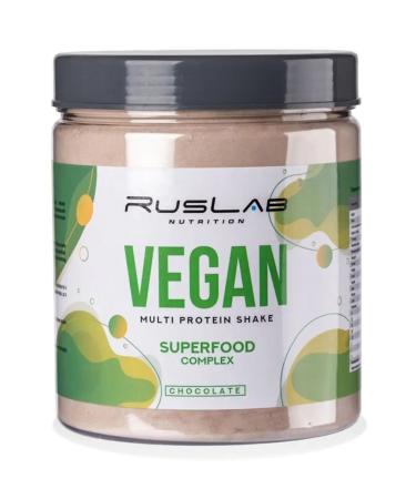 Ruslabnutrition Multi Vegan Protein Shake (700 gr) taste chocolate