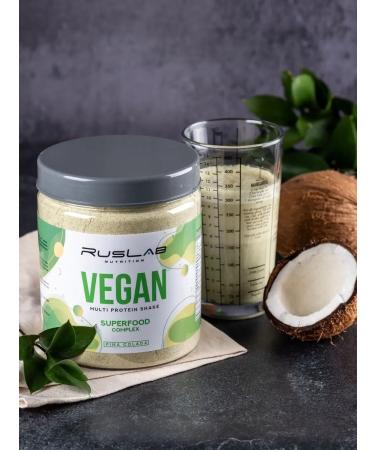 Ruslabnutrition Multi Vegan Protein Shake (700 gr) taste pine Kolada - Buy Online on GoSupps.com