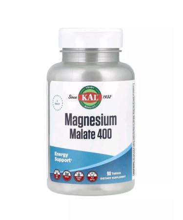 KAL Magnesium Malat 400 mg vitamins for health and athletes - Buy Online on GoSupps.com