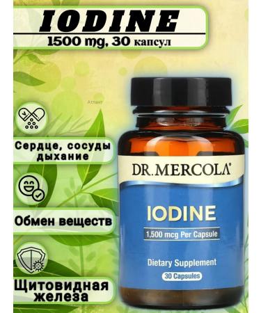 Dr Mercola IDine yodin iodine 1500mkg 30 capsules