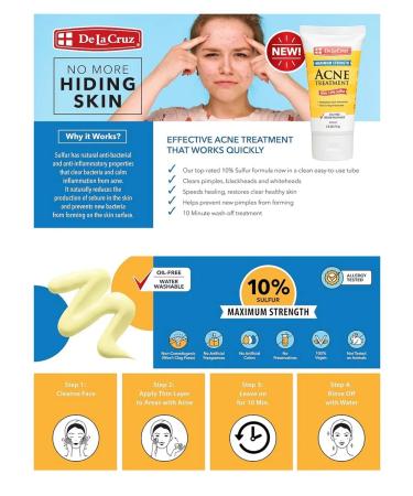 de la cruz acne - Buy Online on GoSupps.com