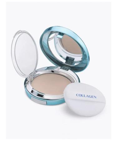 ENOUGH Matting powder for the face with collagen tone 13 SPF 25