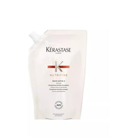Kerastase Nutritive Bain Satin 2 - shampoo 500 ml (Refil) - Buy Online on GoSupps.com
