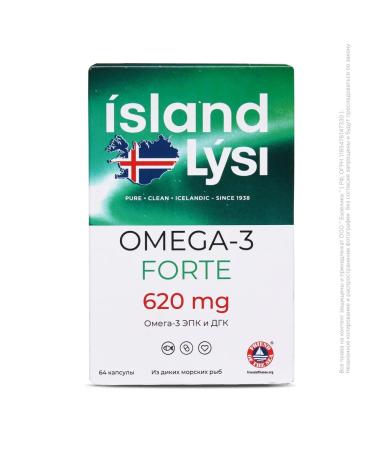 Fox Lysi omega-3 fort capsule 64 pcs - Buy Online on GoSupps.com