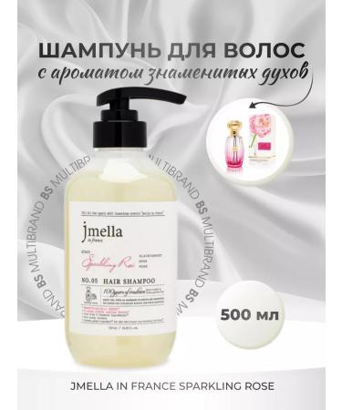 JMELLA Perfumed hair shampoo "Sparkling Rose" 500 ml