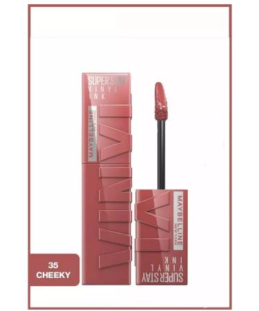 Maybelline New York Lipstick Superstay Vinyl Ink shade 35 Cheeky