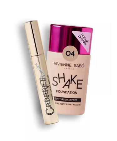 VIVIENNE SABO Tonal cream Shakefoundation 04+Cabaret mascara Black 01 - Buy Online on GoSupps.com
