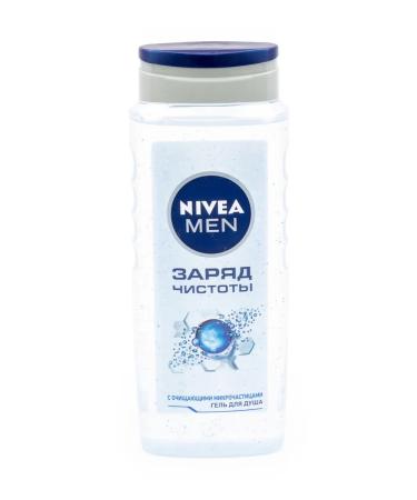 NIVEA Niveya Men Gel for a shower male charge of cleanliness 500ml 2 pcs - Buy Online on GoSupps.com