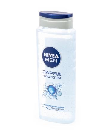 NIVEA Niveya Men Gel for a shower male charge of cleanliness 500ml 2 pcs - Buy Online on GoSupps.com