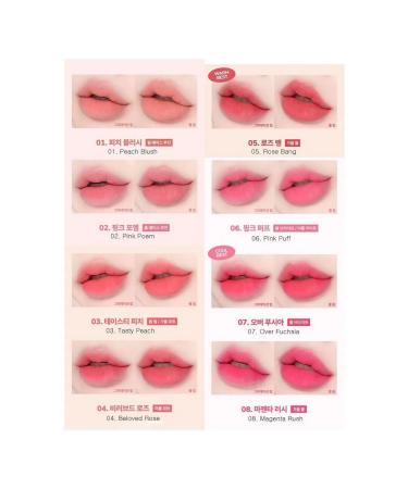 WAKEMAKE Velvet blurring matte lipstick Pink Poem #02 - Buy Online on GoSupps.com