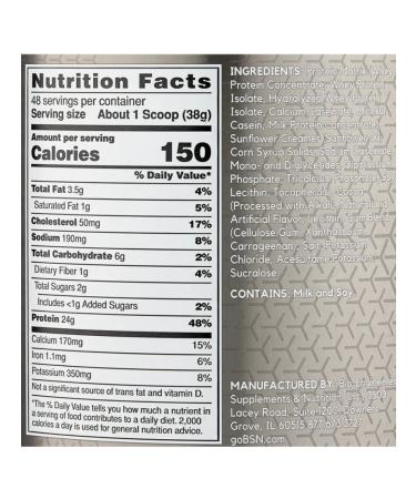 BSN Protein Syntha-6 EDGE 1820 G chocolate milk cocktail - Buy Online on GoSupps.com