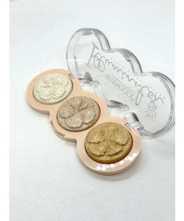 KS-shop cosmetics Highlighter dry for the face and body 3 shade - Buy Online on GoSupps.com