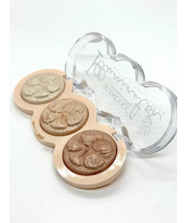 KS-shop cosmetics Highlighter dry for the face and body 3 shade - Buy Online on GoSupps.com