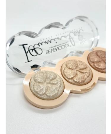 KS-shop cosmetics Highlighter dry for the face and body 3 shade - Buy Online on GoSupps.com
