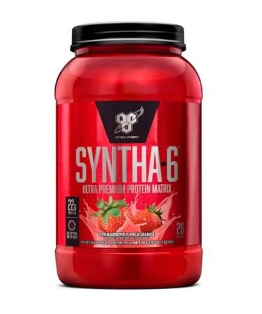 BSN Protein Syntha-6 1320 grams strawberry milk cocktail