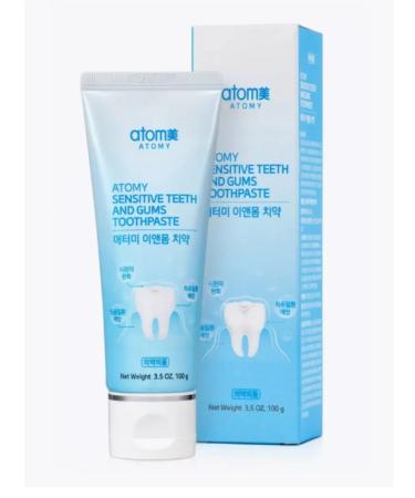 Myatomy Atomi toothpaste for sensitive teeth and gums