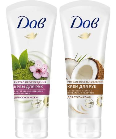 DOVE Hand creams with coconut and sakura extract 2*75ml