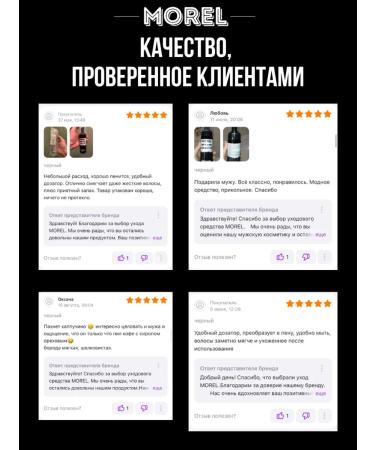 morel Set of shampoo and beard balm - Buy Online on GoSupps.com