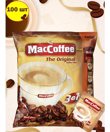 MacCoffee Maccof Original coffee 3 in 1 100 bags