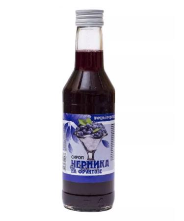 home medicine cabinet Blueberry syrup on fructose 250 ml