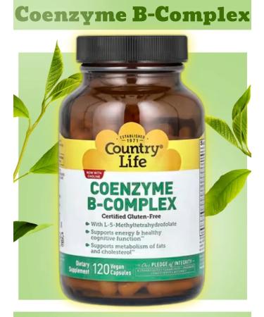 Country Life Coenzyme B Complex Coenzyme in the complex 120 capsules