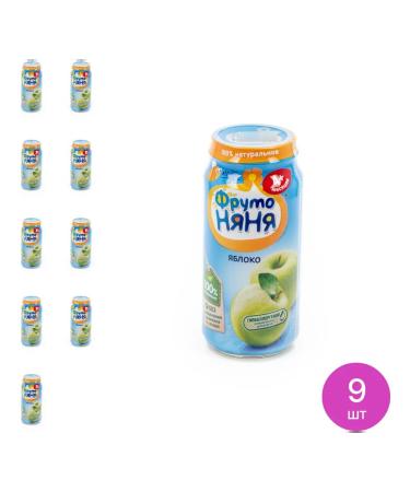 Frutonyanya Natural apple 250g (set of 9 pcs)