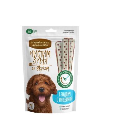 Country delicacies Brush your teeth for dogs sandwich 90 g