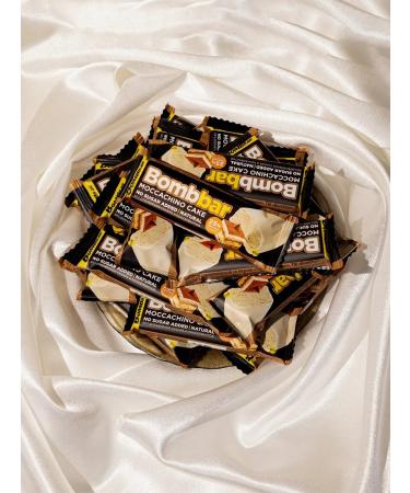 BombBar Protein bars in chocolate without sugar Mokkachino 12pcs - Buy Online on GoSupps.com